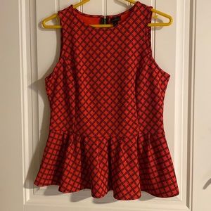 NWOT Worthington peplum top